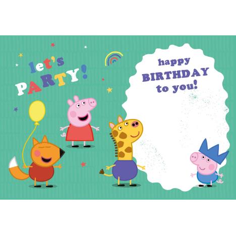 2 Today Peppa Pig 2nd Birthday Card Extra Image 1